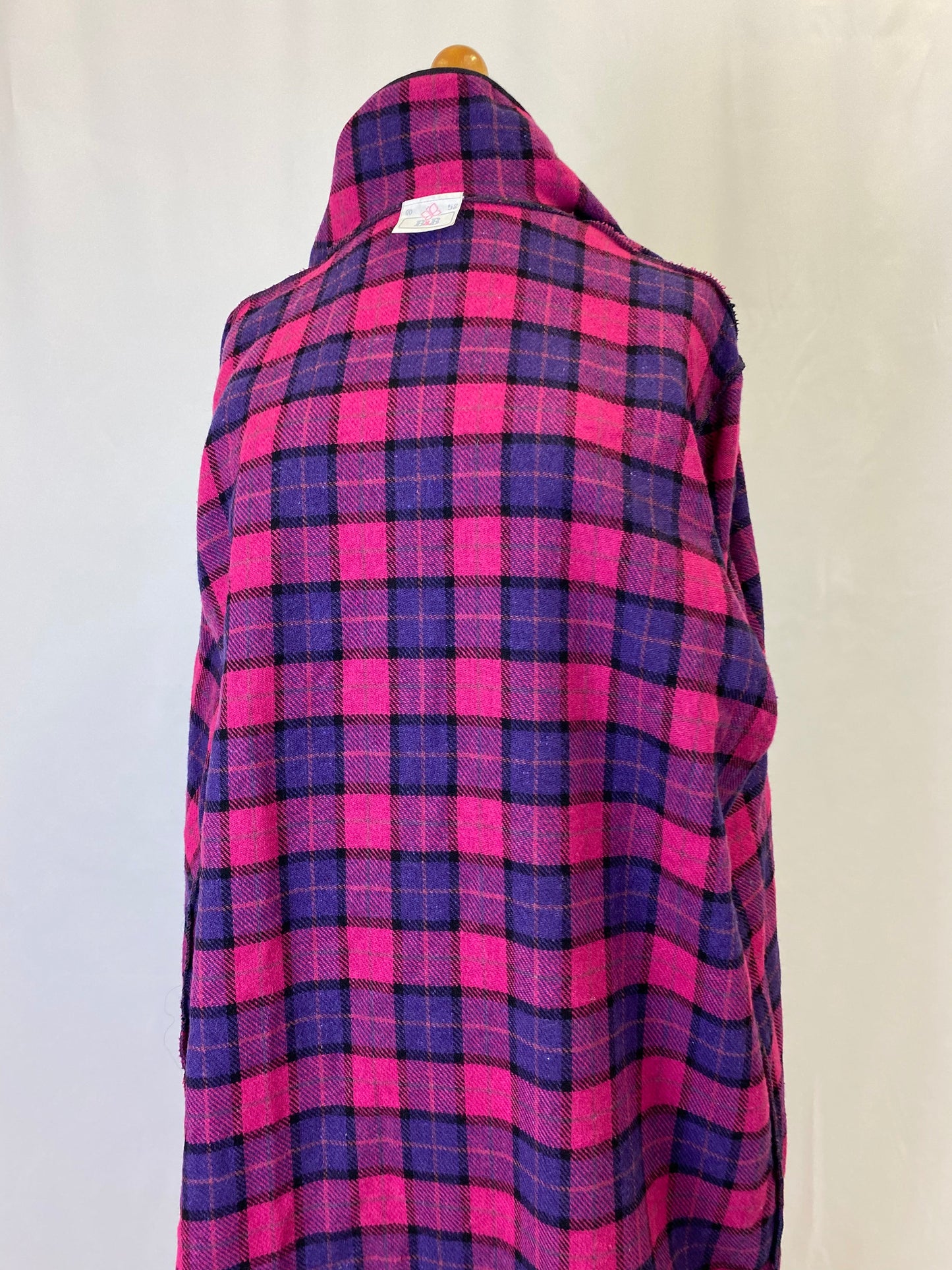 Vestaglia di lana rosa è viola - TG. 48/50/52/54