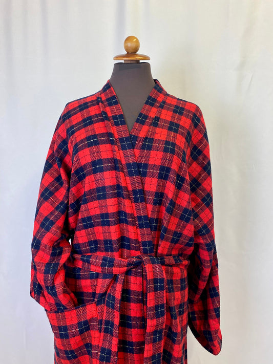 Vestaglia di lana a quadri - TG. 50/52/54