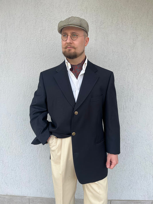 Blazer anni '90 blu navy