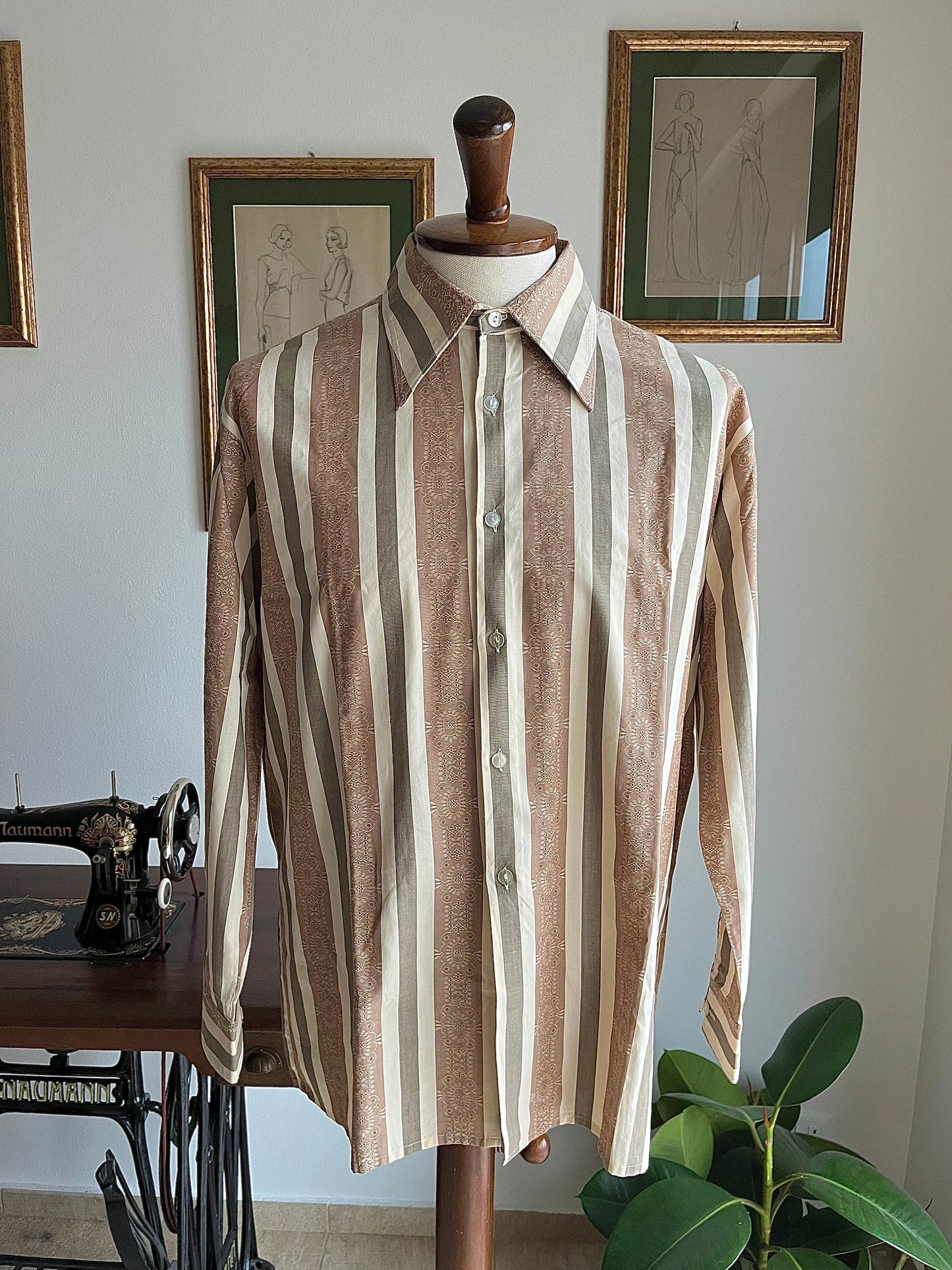 Camicia anni '70 floreale